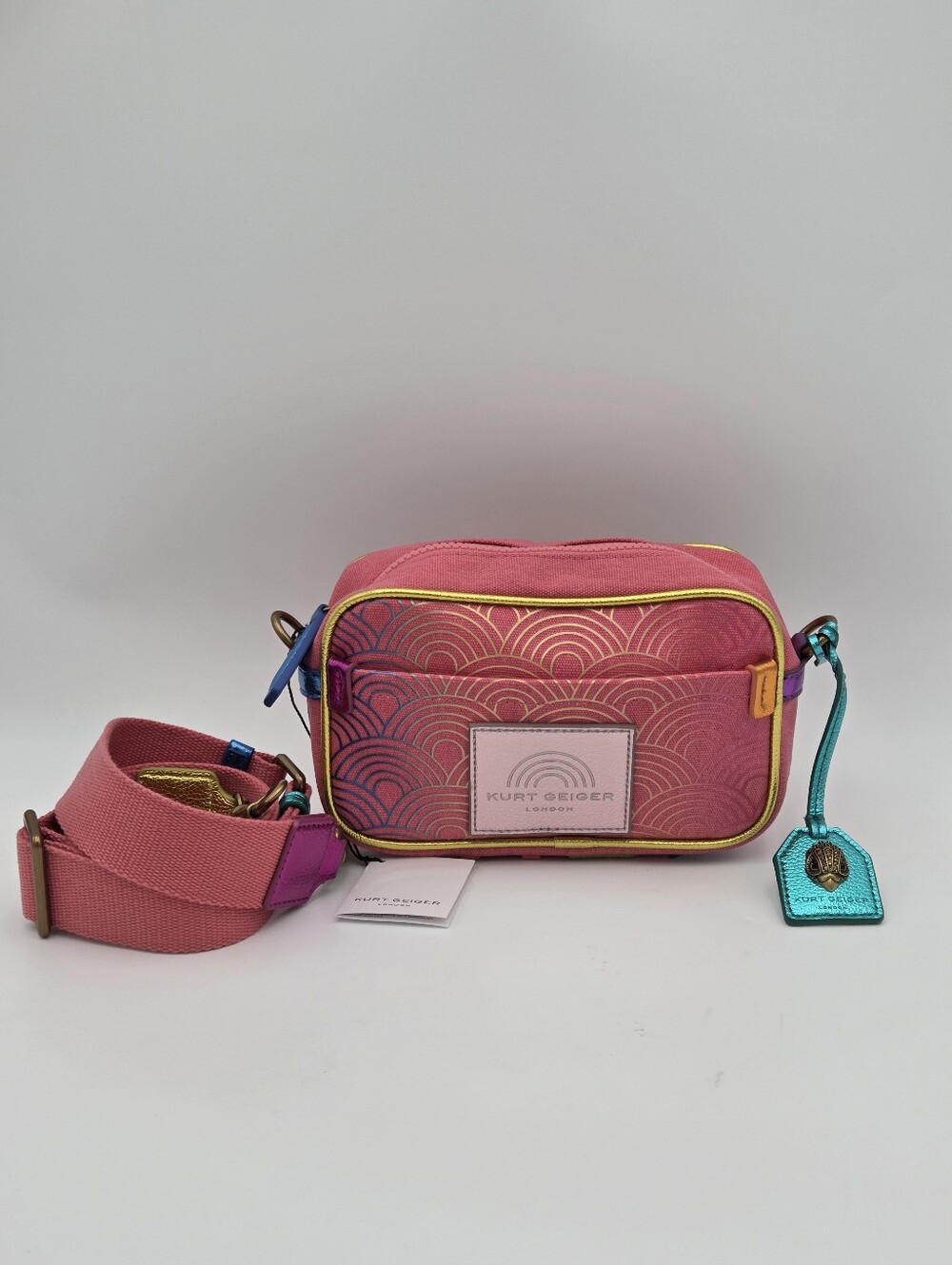 Kurt Geiger Southbank Small Camera Bag In Pink
